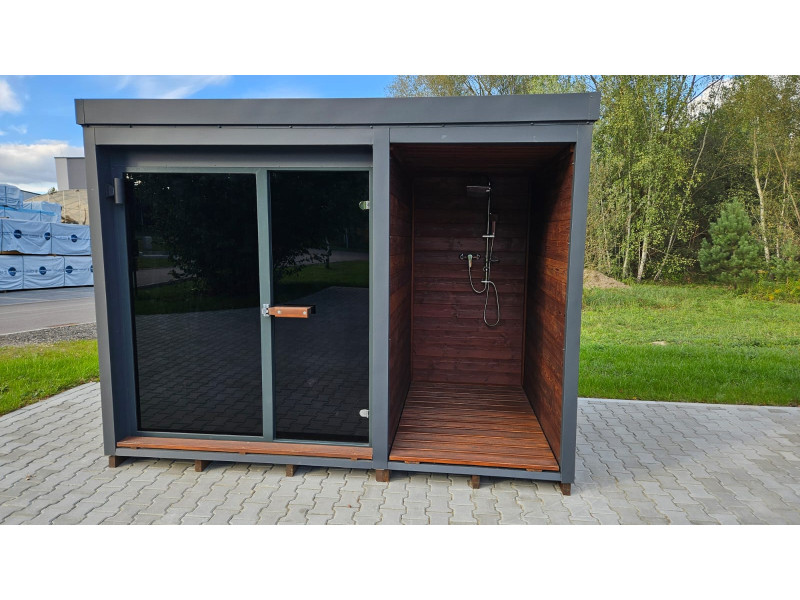 Gartensauna Rombek 4x2m