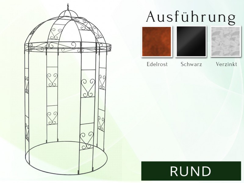 Pavillon Gartenlaube "RUND"