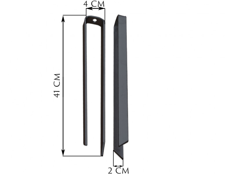 Bodenanker  Anker Erdnagel Haken 4 Set  UNIVERSAL 41 cm