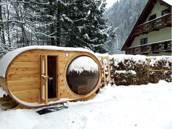 Ovale Sauna PANORAMA