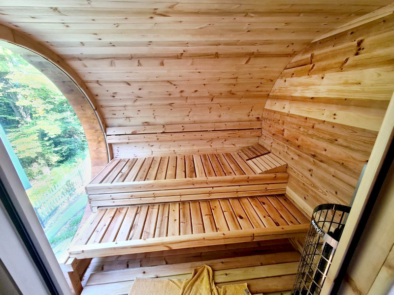 Ovale Sauna PANORAMA