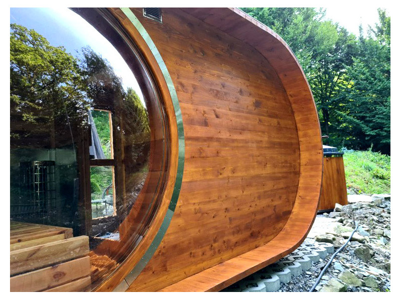 Ovale Sauna PANORAMA