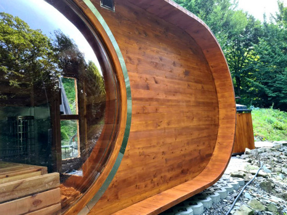 Ovale Sauna PANORAMA