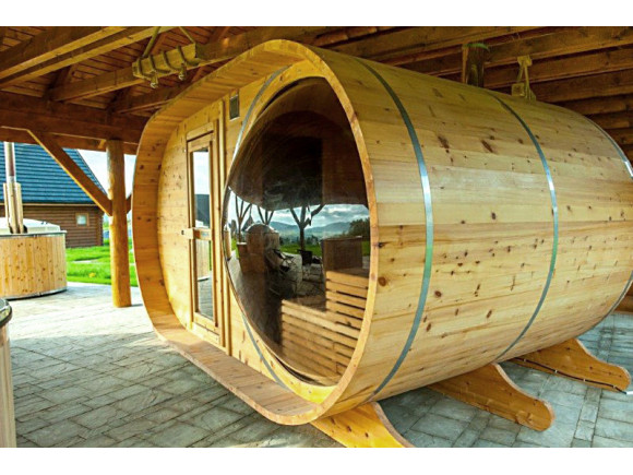 Ovale Sauna PANORAMA