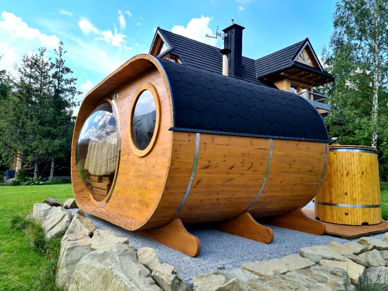 Ovale Sauna PANORAMA