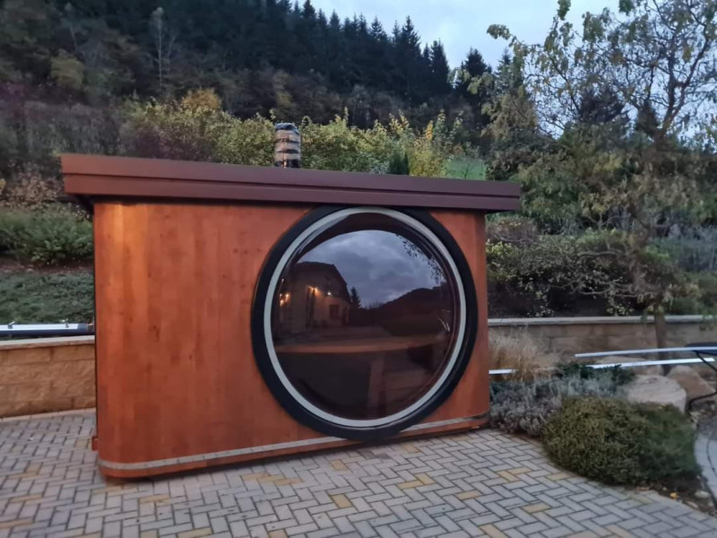 Gartensuna Außensauna Saunahaus Outdoorsauna Graz inkl.Saunaofen