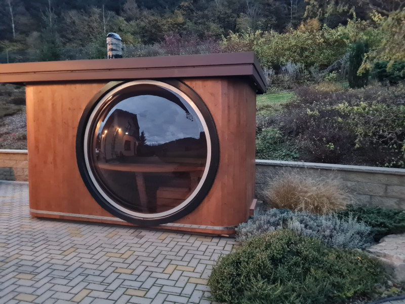 Gartensuna Außensauna Saunahaus Outdoorsauna Graz inkl.Saunaofen