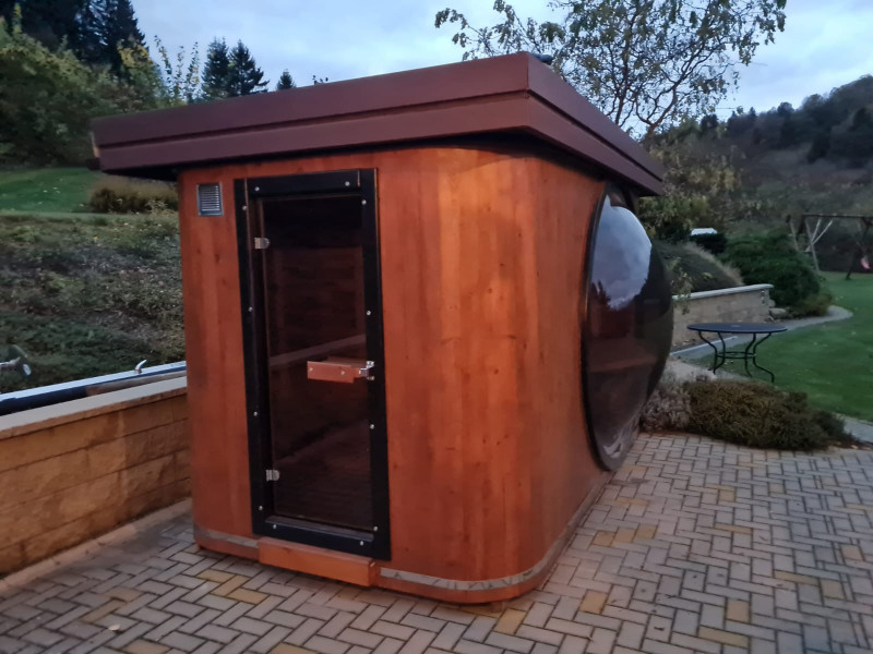 Gartensuna Außensauna Saunahaus Outdoorsauna Graz inkl.Saunaofen