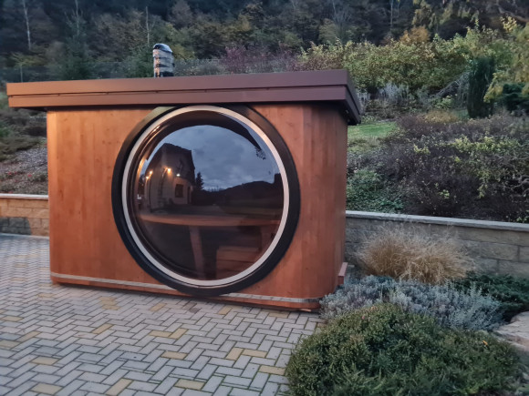 Gartensuna Außensauna Saunahaus Outdoorsauna Graz inkl.Saunaofen