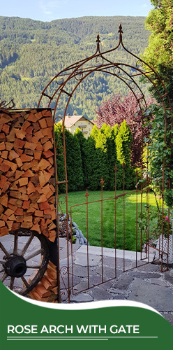 Rose Arch with Gate